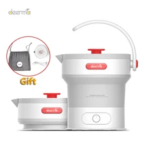 Xiaomi Deerma DH306 складной водяной 0.6л Электрический чайник ручной автоматическое отключение защита мгновенный нагрев быстрое закипание чайник