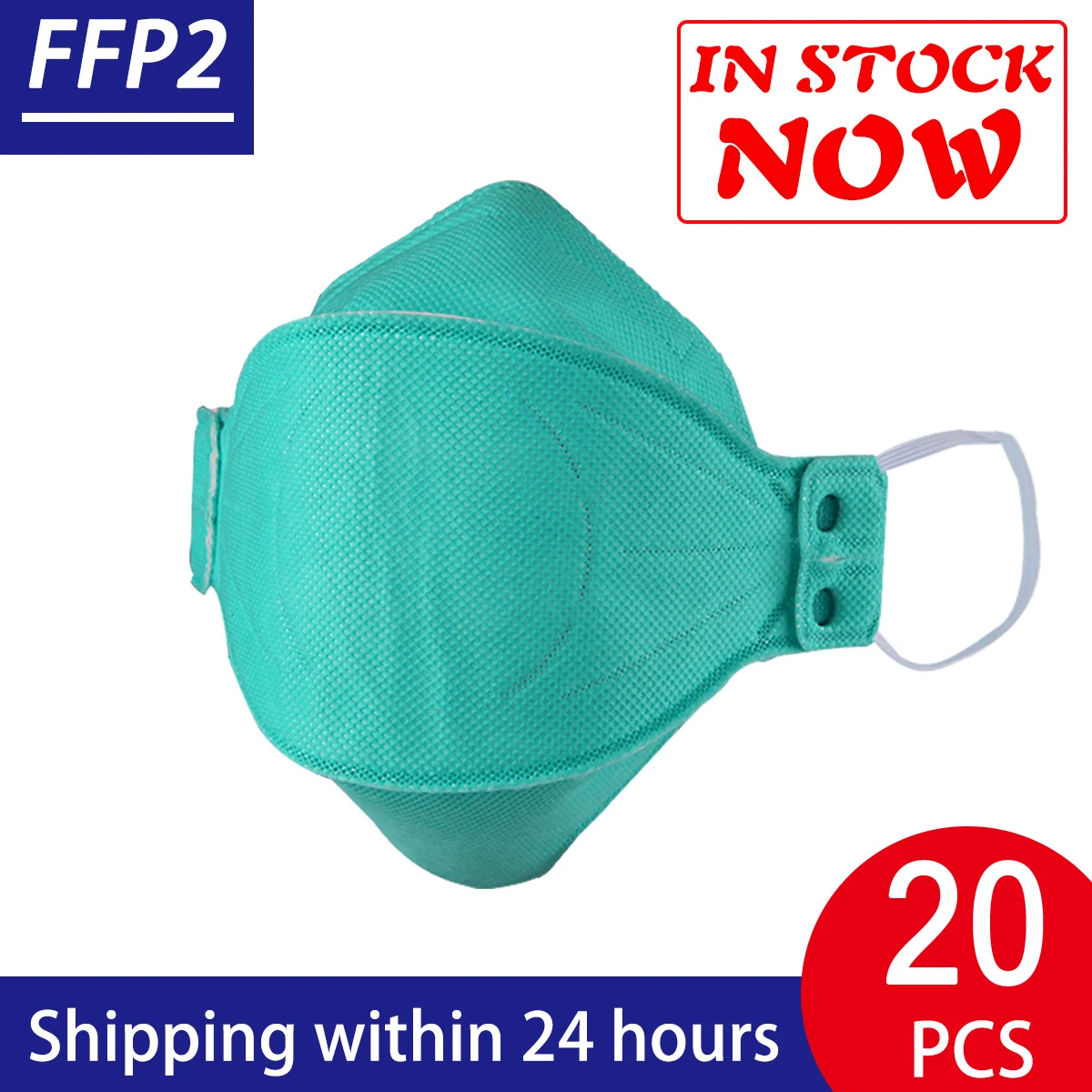 

20Pcs KF94 CE Medical Mask Anti-bacteria Pollution Dustproof Protective 4 Layer FFP3 Filter Disposable Surgical N95 Face Masks