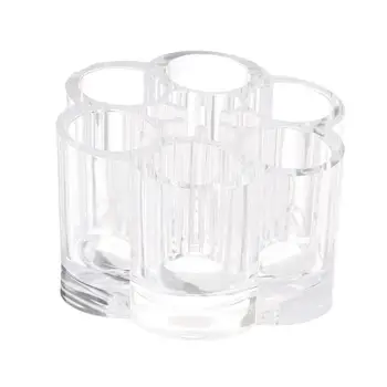 

Acrylic Flower Beauty Makeup Brush Holder Makeup Organizer Multipurpose Durable Makeup Tools Holder for Women Girls