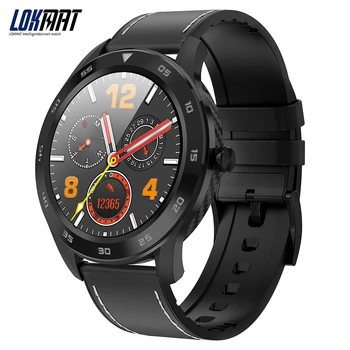 

Lokmat Bluetooth SmartWatch PPG + ECG Call Heart Rate Monitor Fitness Tracker 50M Waterproof Sport Smart Watch Men For ios