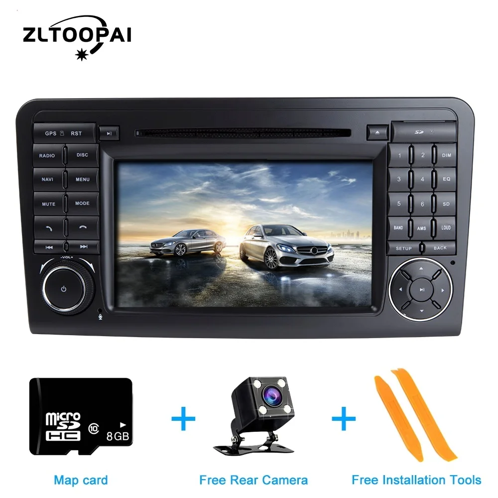 Автомагнитола ZLTOOPAI мультимедийный плеер с GPS навигацией для Mercedes Benz GL ML CLASS W164 X164