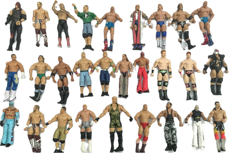 3 шт./лот wwe различные персонажи занятия борьба гладиаторы Рестлер экшн фигурка