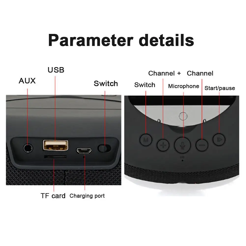 Bluetooth Смарт-динамик беспроводной радио Сабвуфер SoundBox