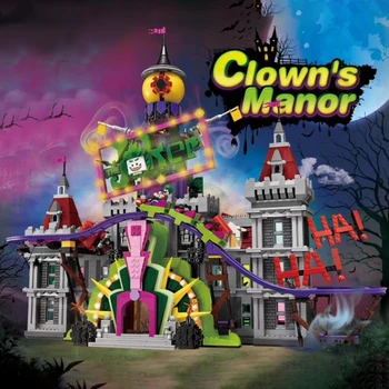 

New building blocks are coming soon in May Superhero Building Block Batman Clown Manor compatible lepining 3616pcs toys