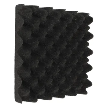 

25x25x5CM Black Egg Soundproof Foam Crate Studio Acoustic Foam Soundproofing Treatment Egg Profile Foam