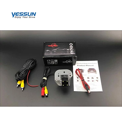 Yessun номерной знак камера заднего вида 4 светодиодный ночного видения 170 градусов HD для Honda Elysion 2012 - Название цвета: RC8208 all sets