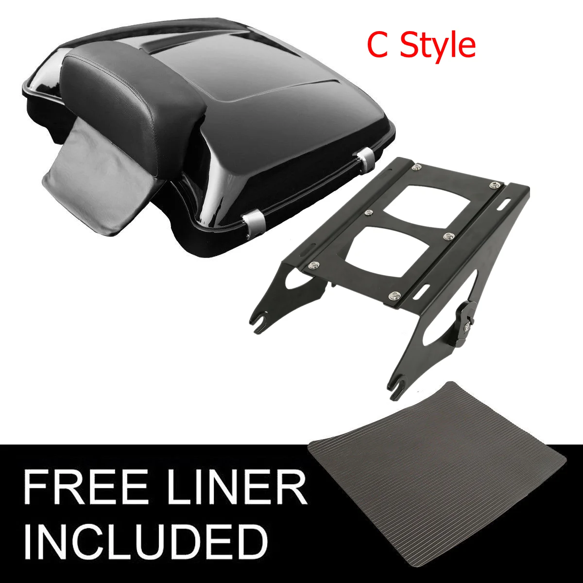 Мотоцикл 5 &quotRazor Pack багажник спинка стойка для Harley Tour Pak Touring Electra Glide Road King Street 2014-2020
