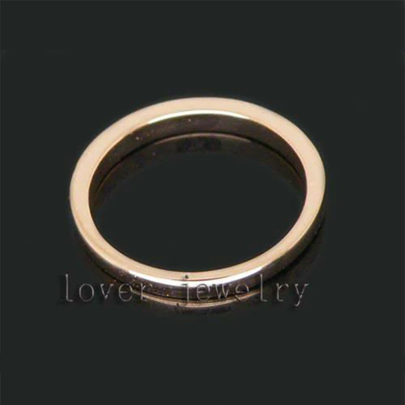 LOVERJEWELRY Дешевые Свадебные Изящные одноцветные слипоны 18K Винтаж из розового