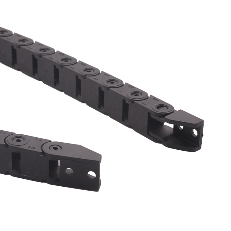 Transmission Chains 8*8 mm 1M Plastic Towline Drag Chain L1000mm for CNC Router Machine Tools 8mm*8mm plastic cable chain cable carrier industrial drive chain