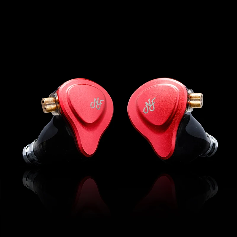 NF аудио NA1 HiFi сбалансированный двойной полости Динамический драйвер в ухо монитор наушники IEM с 2Pin 0,78 мм съемный кабель - Цвет: Red