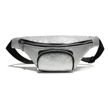 

Fashion Women Waist Fanny Pack Belt Bag Pouch Travel Hip Bum Bag Small Purse Holiday Money Belt Wallet Glitter Bum Bag Pouch