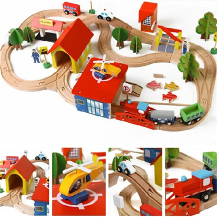 

South Korea Ginimag Genuine Product 69 PCs Building Blocks Flexible Thomas Camera Track Compatible Tomas Thomas