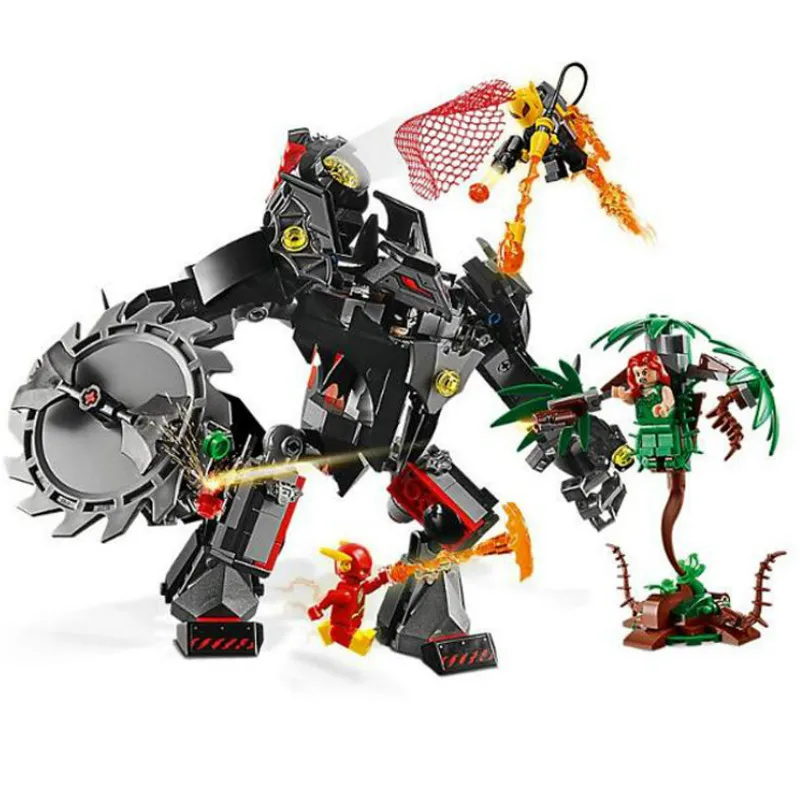 

New 11234 Batman Mech Vs. Poison Ivy Mech DC Super Hero Building Block Bricks Toys Compatible with Legoignlys Movie 76117