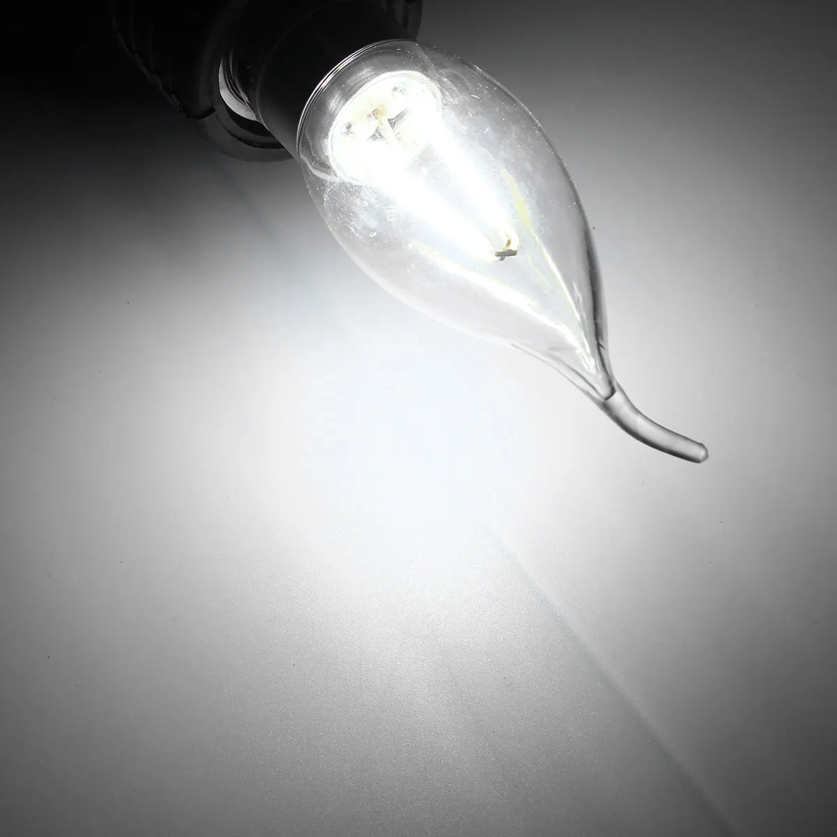 E27 E14 E12 B22 B15 3,5 Вт 4 светодиода Pull Tail Edison чистый белый теплый белый свет лампы AC220V