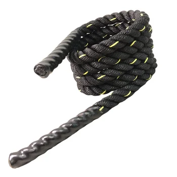 

Indoor For Men And Women Heavy Weight-bearing Sports Jump Skipping Rope 3-strand Nylon Fitness Skip Exercise Equipment