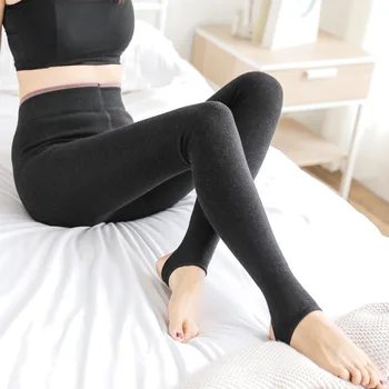 

2021 New Winter Cotton Pants Integrated Women's Outer Wear Faux Cashmere plus Thick Velvet Step Foot Yiwu Leggings