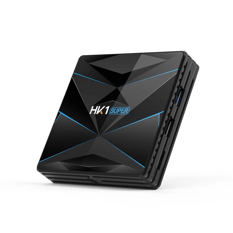 Hk1 супер RK3318 Смарт ТВ приставка Android 9 0 4G 128G медиаплеер 4K Google голосовой помощник WiFi