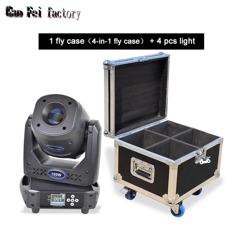 DJ точечные светильники 100W СИД Moving головной светодиодный гобо проектором и вращаю