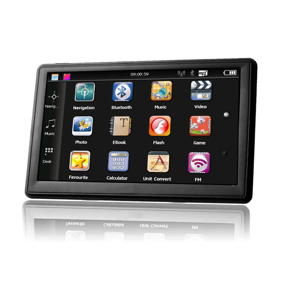 Maiyue star 7-inch capacitive screen car truck GPS navigation navigator 256M 8GB Bluetooth AV-IN FM New Europe Spain Russia map