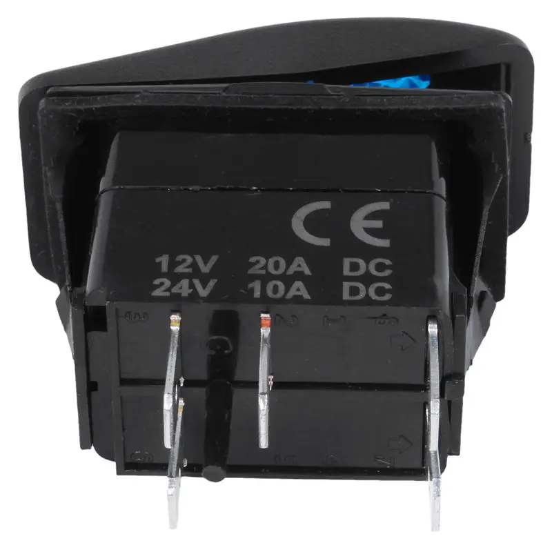 7PCS 12V 20A бар 5 Pin кулисный переключатель синий светодиодный светильник автомобиль Лодка