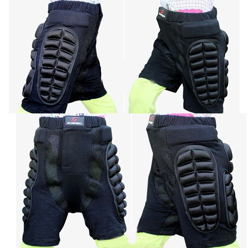 Защита для бедер Детские Взрослые мягкие Защитные шорты защита от стыков Короткие штаны для катания на лыжах роликовые коньки
