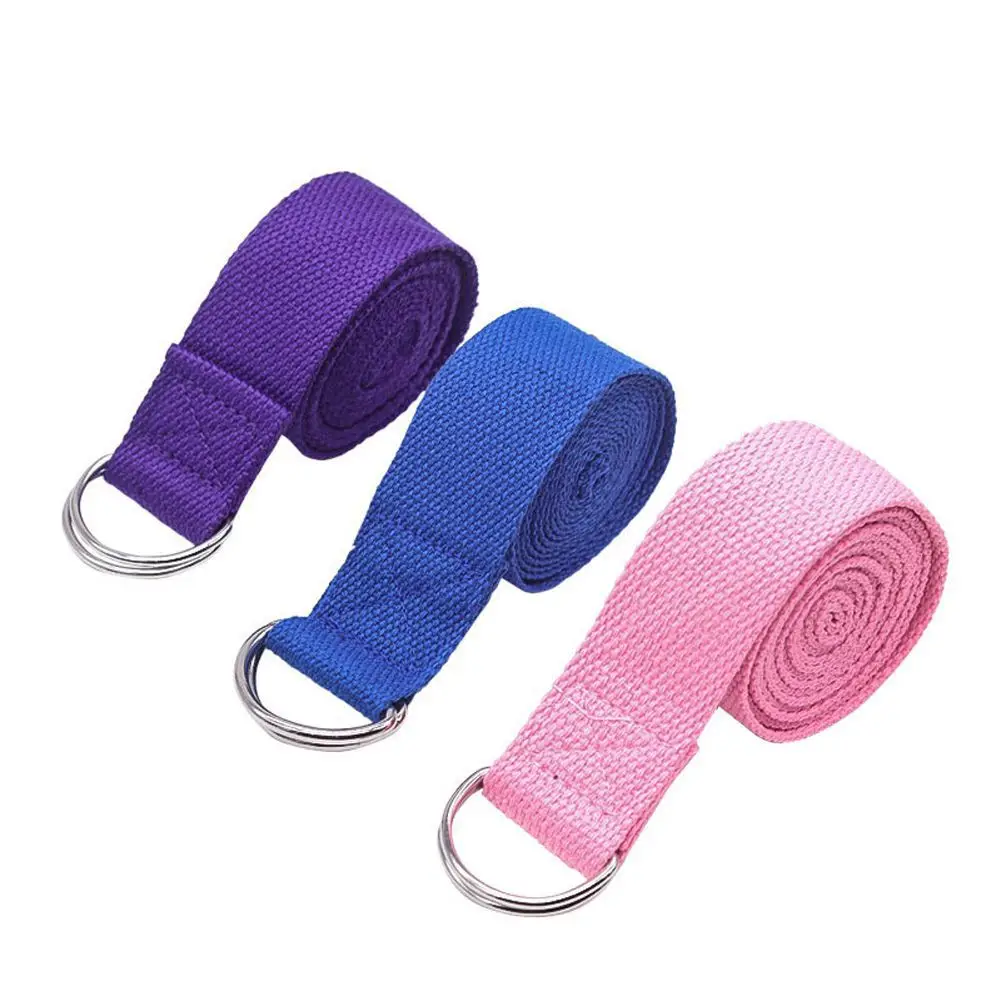 1 Pc High Quality Cotton Stretch Yoga Belt Home Exercise Washable Yoga Straps Pilate Practice Starter Stretching Tape 180*3.8cm