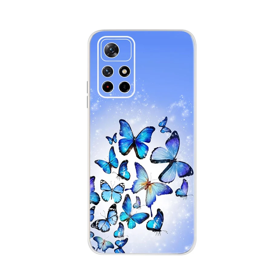 For Xiaomi Poco X4 Pro 5G NFC Case Cute Cat Butterfly Soft Silicone Shell For Xiaomi PocoX4 NFC Poco M4 Pro 5G Case Fundas Coque best waterproof phone pouch Cases & Covers