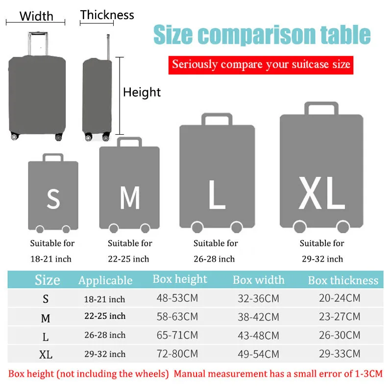 BAMADER эластичный плотный Чехол для багажа багажные принадлежности на колесиках защитный чехол высокая эластичность Дамский мужской чемодан пылезащитный чехол