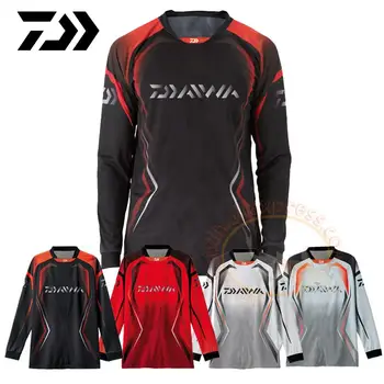 

NEW Outdoor Jersey Quick Dry Fishing Cycling Hiking Jersey Large Size Fishing Clothing Long Sleeve Anti-UV Autumn Fishing Shirt