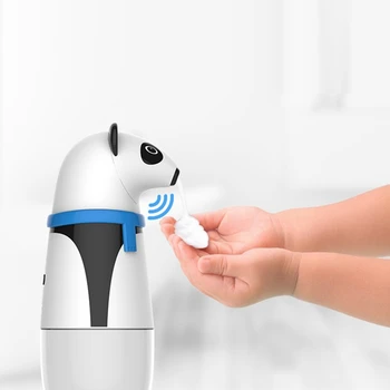 

NEW-Automatic Foaming Soap Dispenser Cute Panda Kids ligent Infrared Motion Sensor Touchless Hand Washing for Home