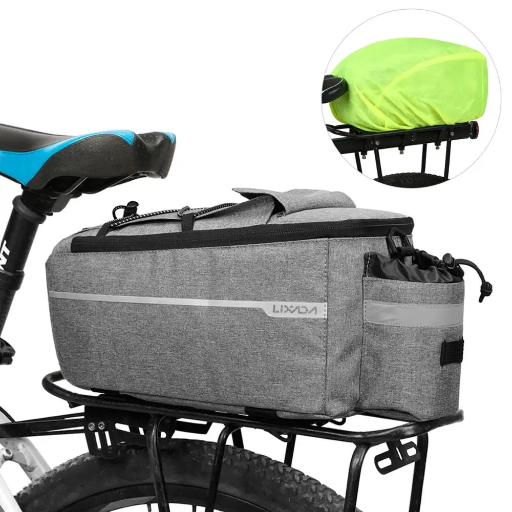 Insulated Trunk Cooler Bag Cycling Bicycle Rear Rack Storage Luggage Bag B9Y7 