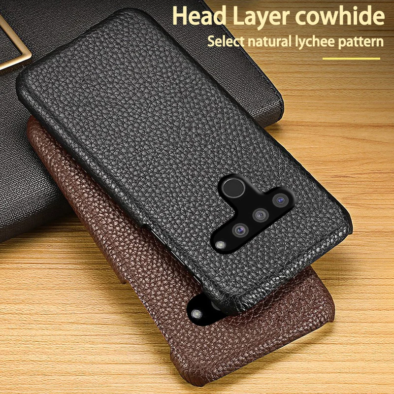 Кожаный чехол для телефона LG V10 V20 V30 V30s V40 V50 Q6 Q7 Q8 G3 G4 G5 G6 G7 G8 G8X G8S ThinQ K40 чехлы из воловьей кожи личи задняя крышка|Чехлы-накладки| | АлиЭкспресс