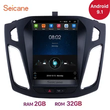 Seicane 9,7 дюймов Android 9,1 стерео радио головное устройство gps Navi для Ford Focus 2012 2013 поддержка OBD2 камера заднего вида