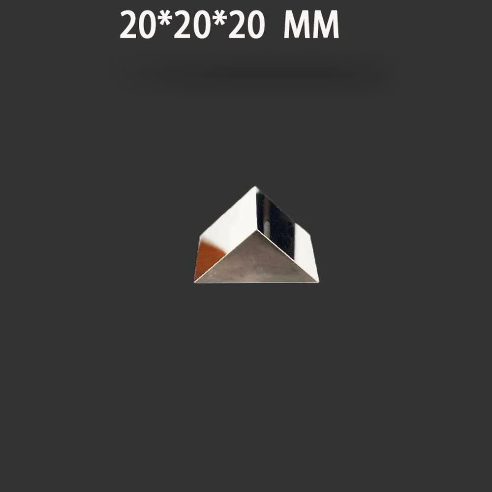 Оптическое стекло треугольная призма 20*20*20 мм внешняя реакция правый угол Призма