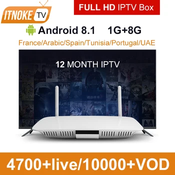

Q1404 TV Box With ITNOKETV IPTV Activation Code 1 Year Subscription Europe French Italian Channels Android Arabic TV Box