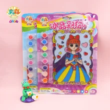 Детская ручная работа, креативная сделай сам, ледяные кристаллы, цветной рисунок, живопись, полупрозрачный граффити, раскраска, акварель, развивающая игрушка M