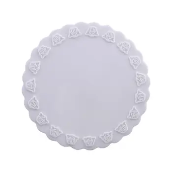 

Round Silicone Pads Open Bezel Tray Blank Frame Tool For UV Resin Jewelry Making