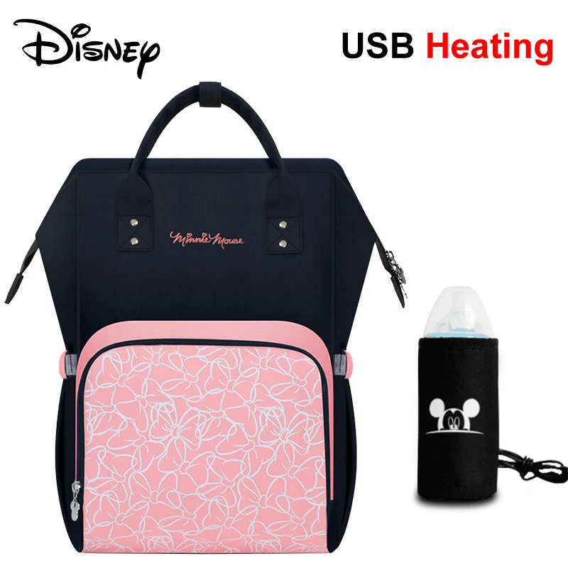 Disney mochila bebe maternidade рюкзак для детских подгузников с usb сумка-Органайзер для детских колясок водонепроницаемая сумка для детских колясок - Цвет: 15