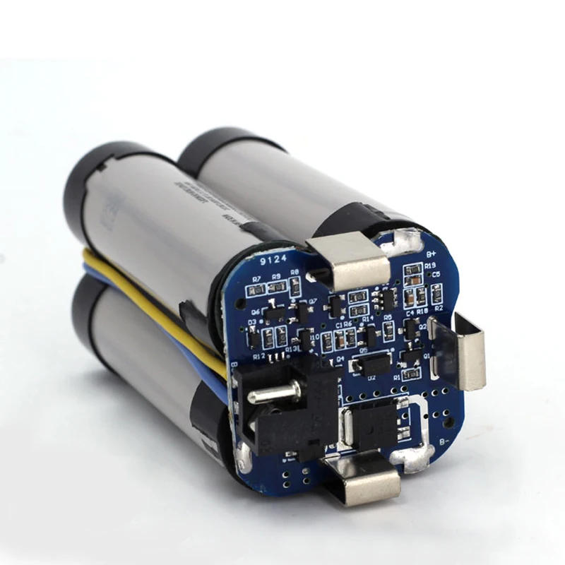 34Series12VPowerToolProtectionBoard18650BatteryHolderHand