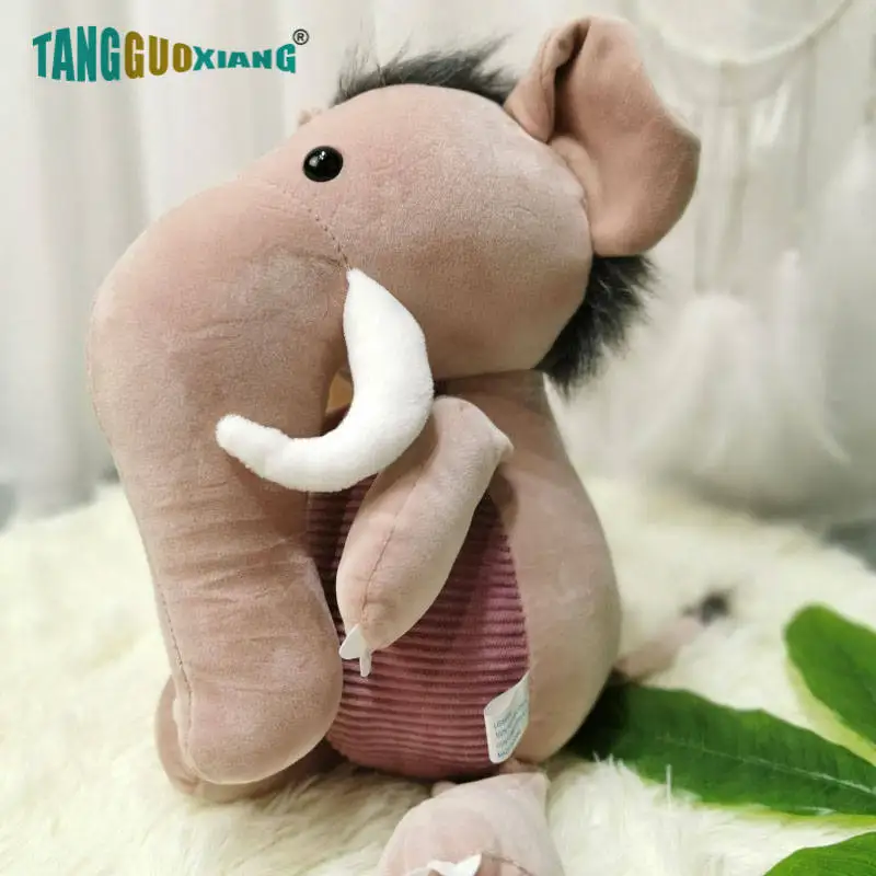 elephant 2 20-30 см мягкие куклы животных милые jumbo mammoth игрушки, плюшевые слоны лев ребенок день рождения девочки Рождественский подарок - Цвет: elephant 2