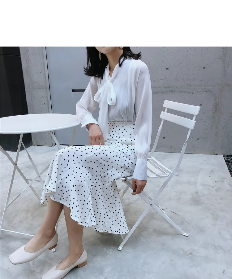 tartan skirt Zeolore High-waisted White Dot Skirt Elegant Long Skirts Retro Maxi Bodycon Pencil Skirt Pleated Office Lady Streetwear QT1302 purple skirt