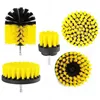 1 Set/3 PCS Electric Drill Brush Kit Plastic Round Cleaning Brush For Carpet Glass Car Tires Nylon Brushes Scrubber Drill ► Photo 2/6