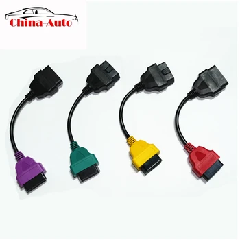 

4pcs/set Ecu Scan Cable Kit For F-ia-t brand OBD2 16Pin Connector Diagnostic cables