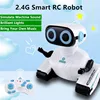 Remote Control Robot Toy RC 2.4G Simulated Machine Sound  Brilliant Light Dancing  Walking Children's Educational Electric Toy 1