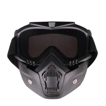 

Practical Motorcycle Goggles Mask Wind Dust Proof Outdoor Sports Equipment for Open Face Half Helmet Vintage Helmets
