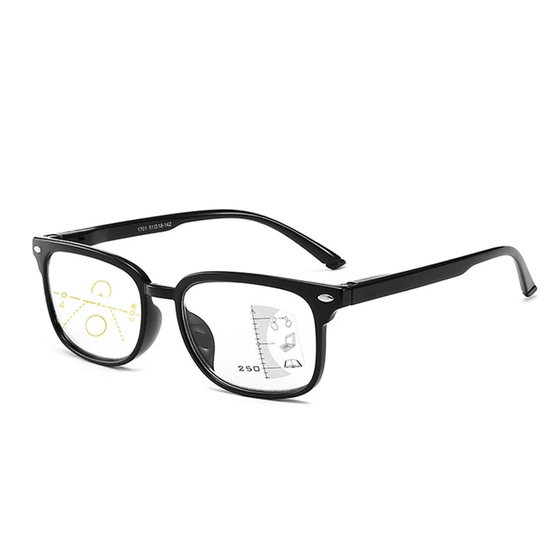 Tanie AOUBOU wysokiej jakości Unisex progresywne soczewki wieloogniskowe okulary do czytania mężczyźni kobiety prezbiopia nadwzroczność okulary dwuogniskowe A010