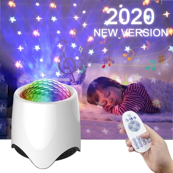 

LED Star Night Light Colorful Starry Projector Light Bluetooth USB Voice Control Music Player Light Romantic Projection Lamp