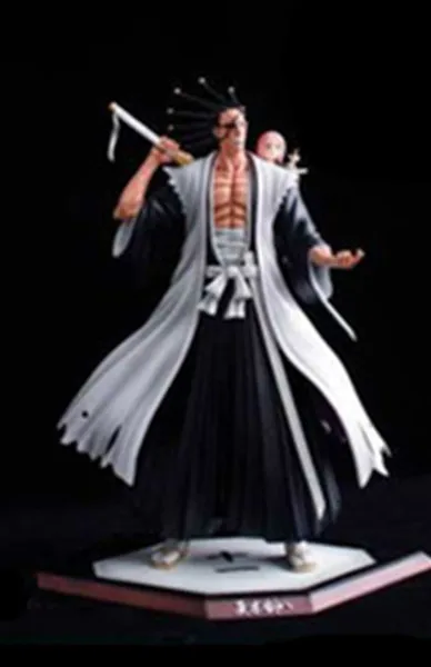 1" BLEACH статуя Gotei 13 бюст Kenpachi сараки Kusajishi Yachiru полноразмерный портрет GK экшн Коллекционная модель игрушечная коробка Z2749 - Цвет: Белый