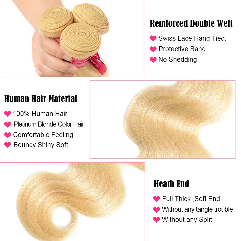 Younsolo-613-Blonde-Bundles-With-Frontal-Body-Wave-Human-Hair-Lace-Frontal-Closure-with-Bundles-Brazilian (3)