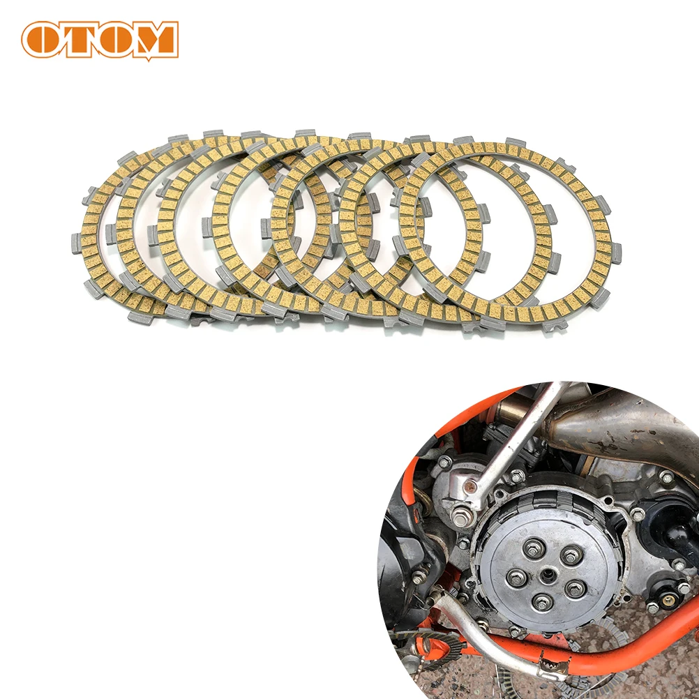 OTOM Motorcycle Separation Friction Clutch Plates Paper-based Clutch Disc 77032011000 For KTM EXC SX HUSQVARNA TC TE HUSABERG FE